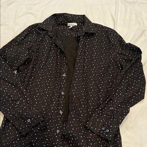 Bar III Men’s Black Dress Shirt with Dots